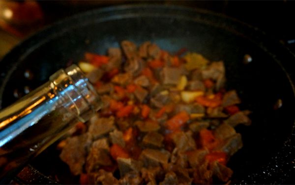番茄牛肉炖土豆