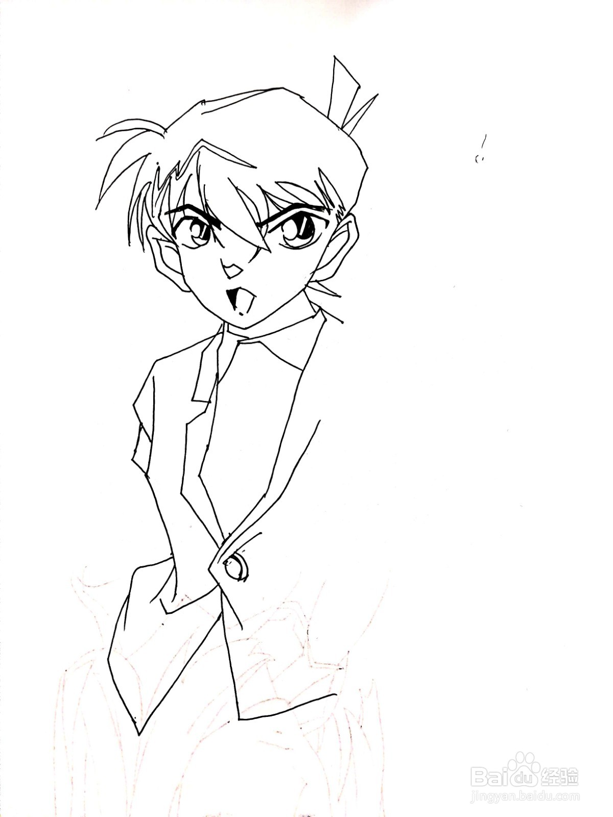 《名侦探柯南》系列之柯南简笔画（2）