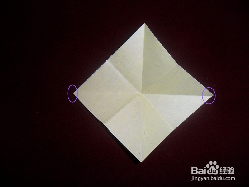 如何折叠双三角形