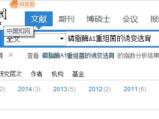 怎样利用关键词查询文献？
