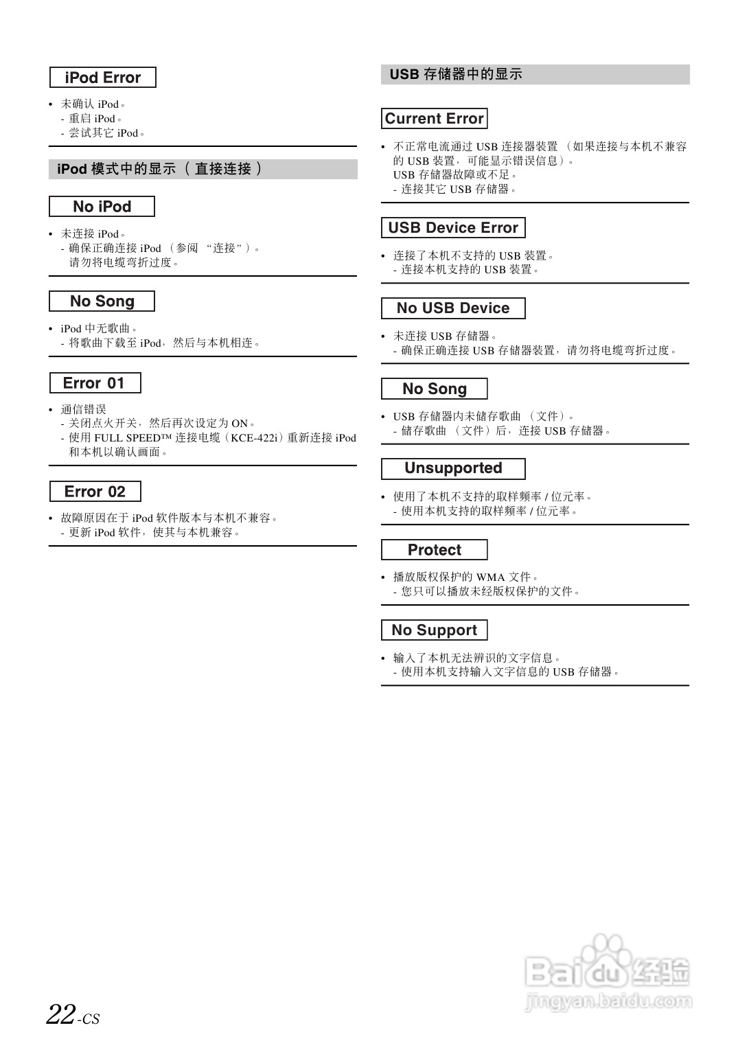 阿尔派iDA-X001型接收机说明书:[2]