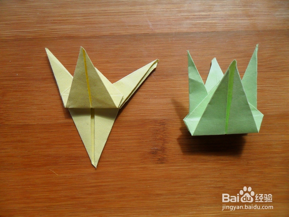 五彩缤纷千纸鹤的两种简单折法