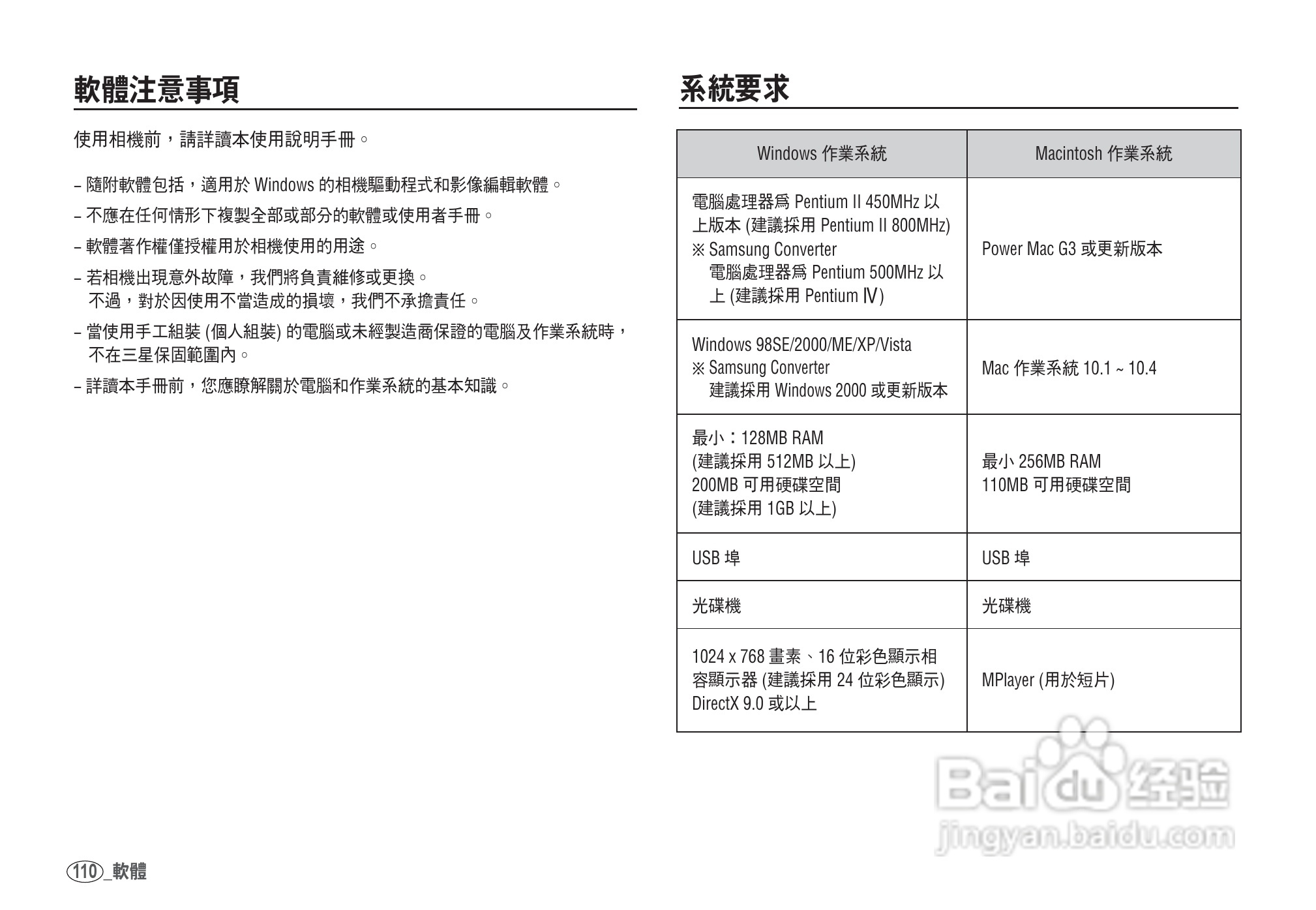三星I80数码相机使用说明书:[12]