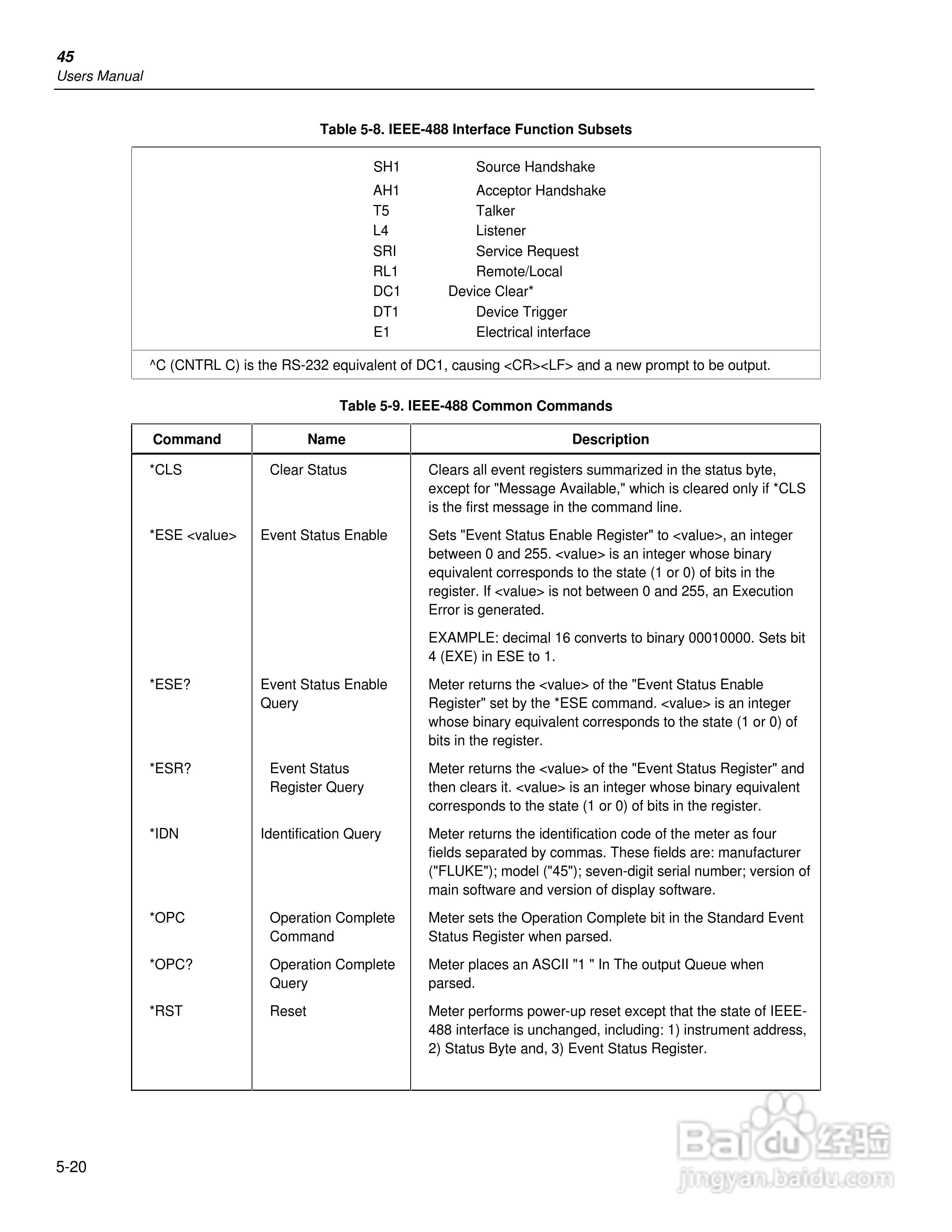 福禄克Fluke45万用表说明书:[8]