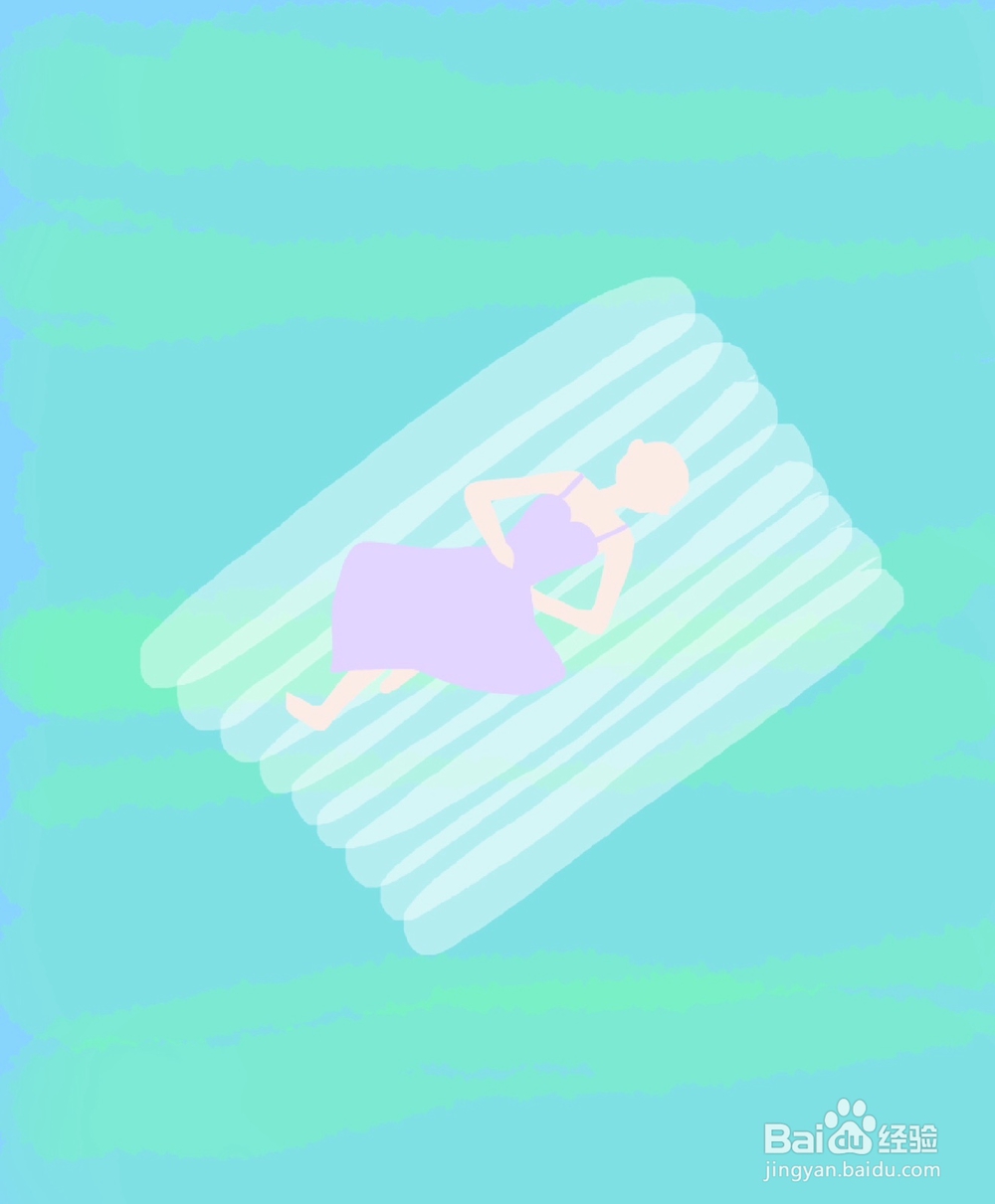 dxdll手绘之度假女孩