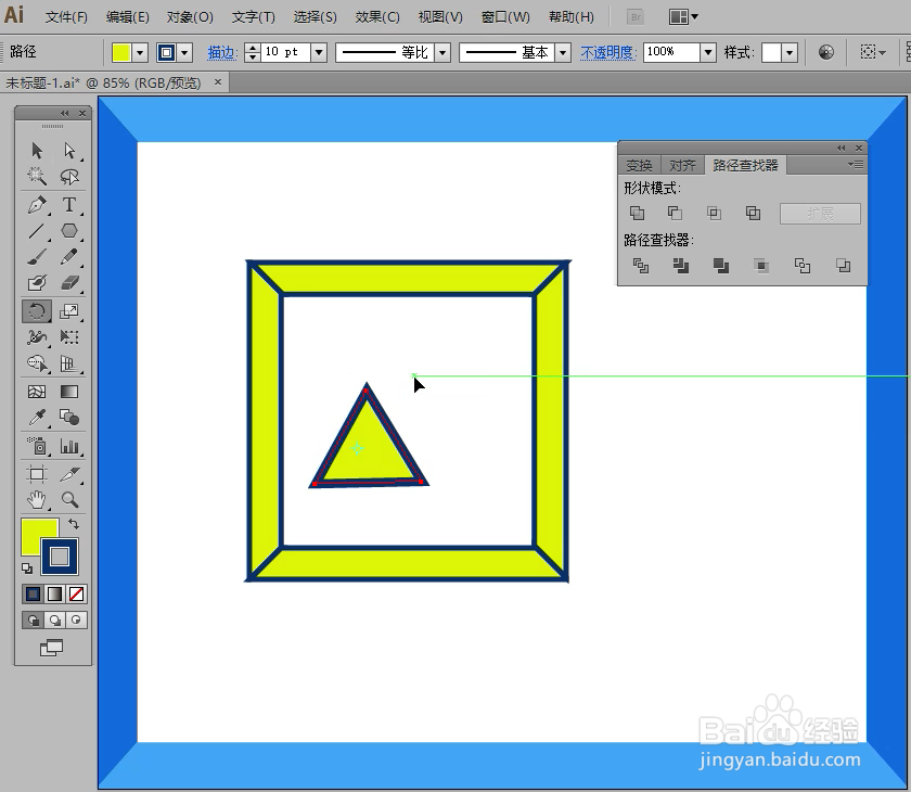 怎样在illustrator中绘制装饰画小图标