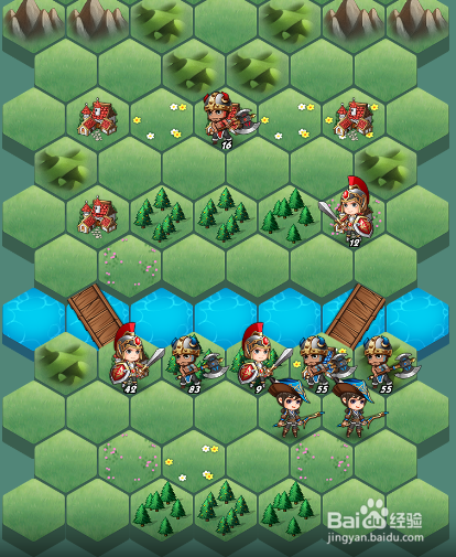 (legion war)军团战棋 人族 第三关 攻略