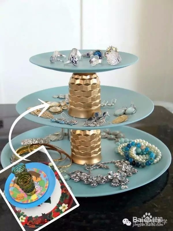 如何旧物利用改造成首饰收纳