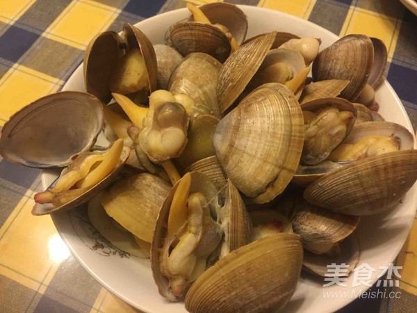 白灼贝类的做法