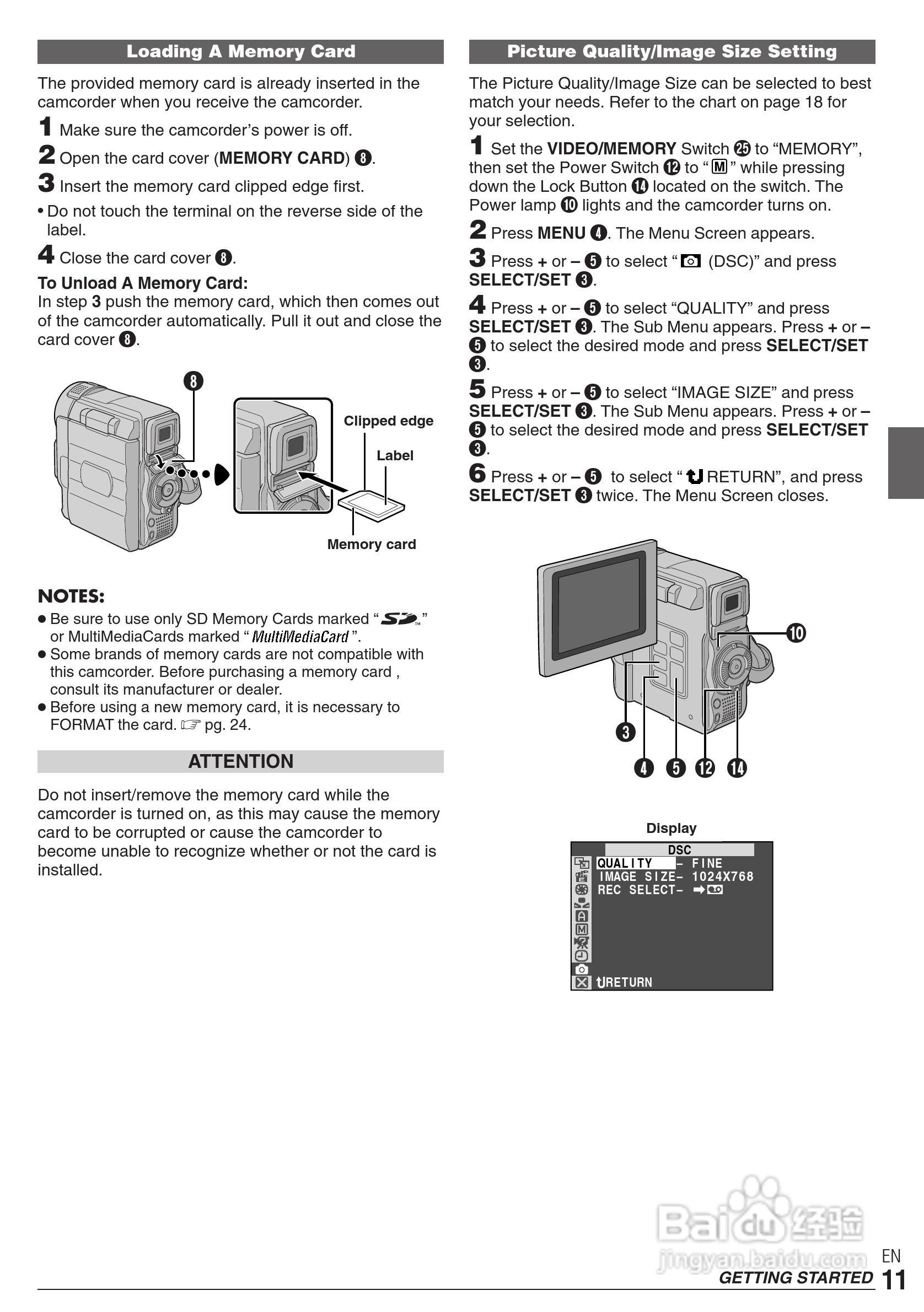 JVC GR-DX300/100/95/75摄像机充电器说明书:[2]