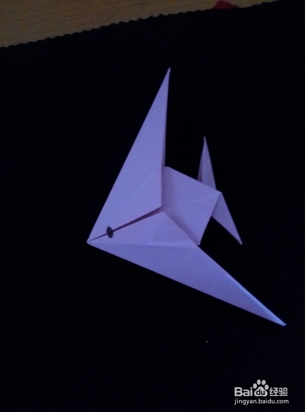 如何快速折出一只小金鱼