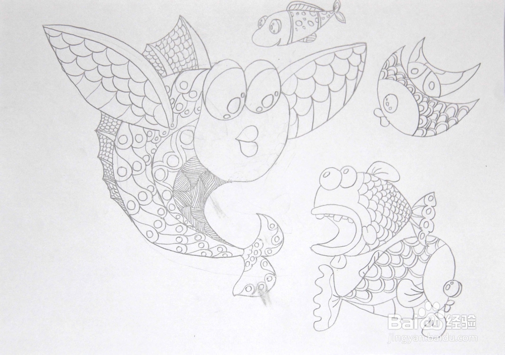 海底展翅飞翔（飞鱼）