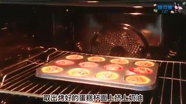 蜘蛛纸杯蛋糕怎么做