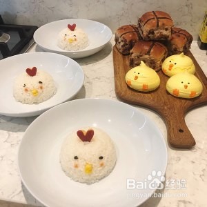 三只小鸡日式鸡腿咖喱饭的做法