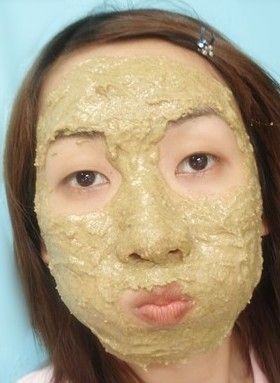 制作绿豆粉面膜