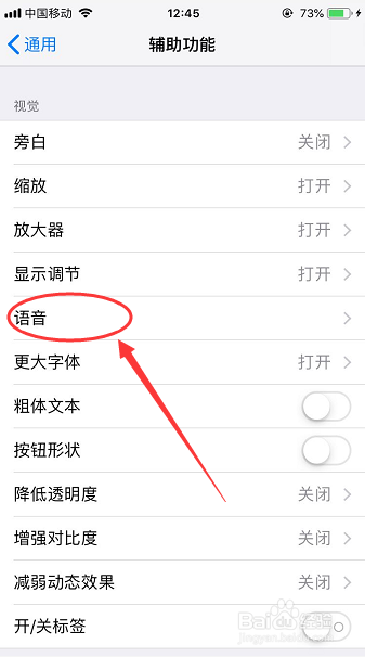 iPhone怎么开启朗读功能