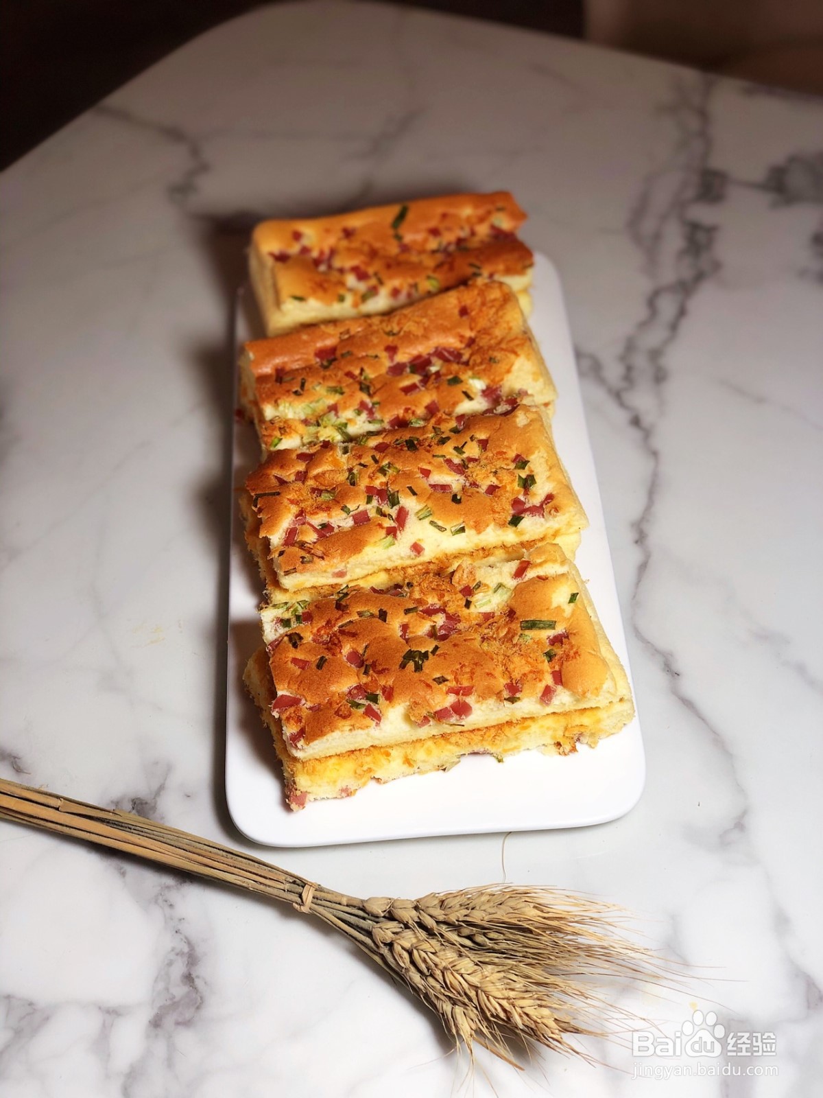 火腿肉松蛋糕片