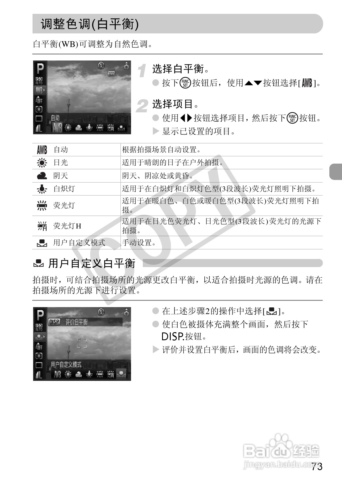 佳能DIGITAL IXUS 100 IS数码相机使用说明书:[8]