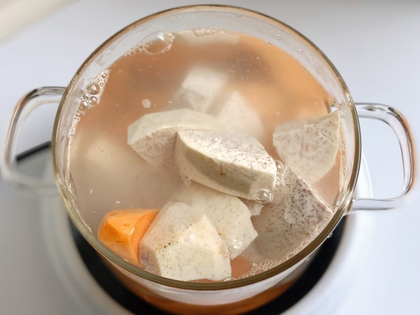 牛奶香芋番薯糖水