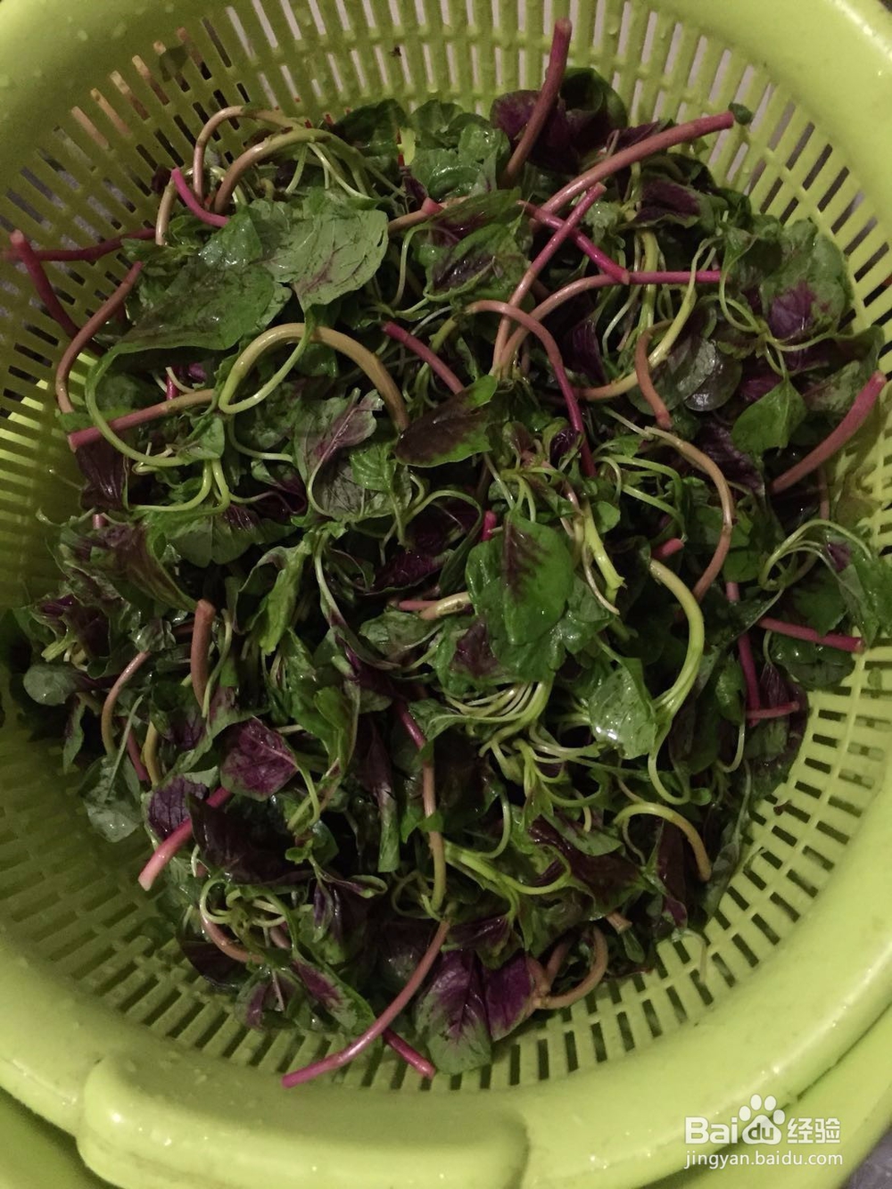 蒜香苋菜的简单做法
