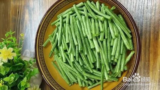 家常豆角炒肉