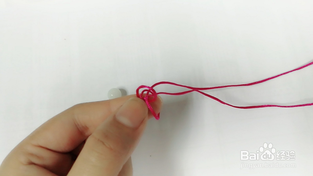 红豆手链编织教程