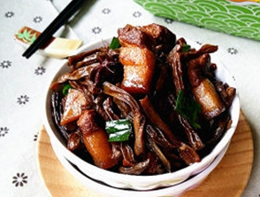 干豆角烧肉的做法