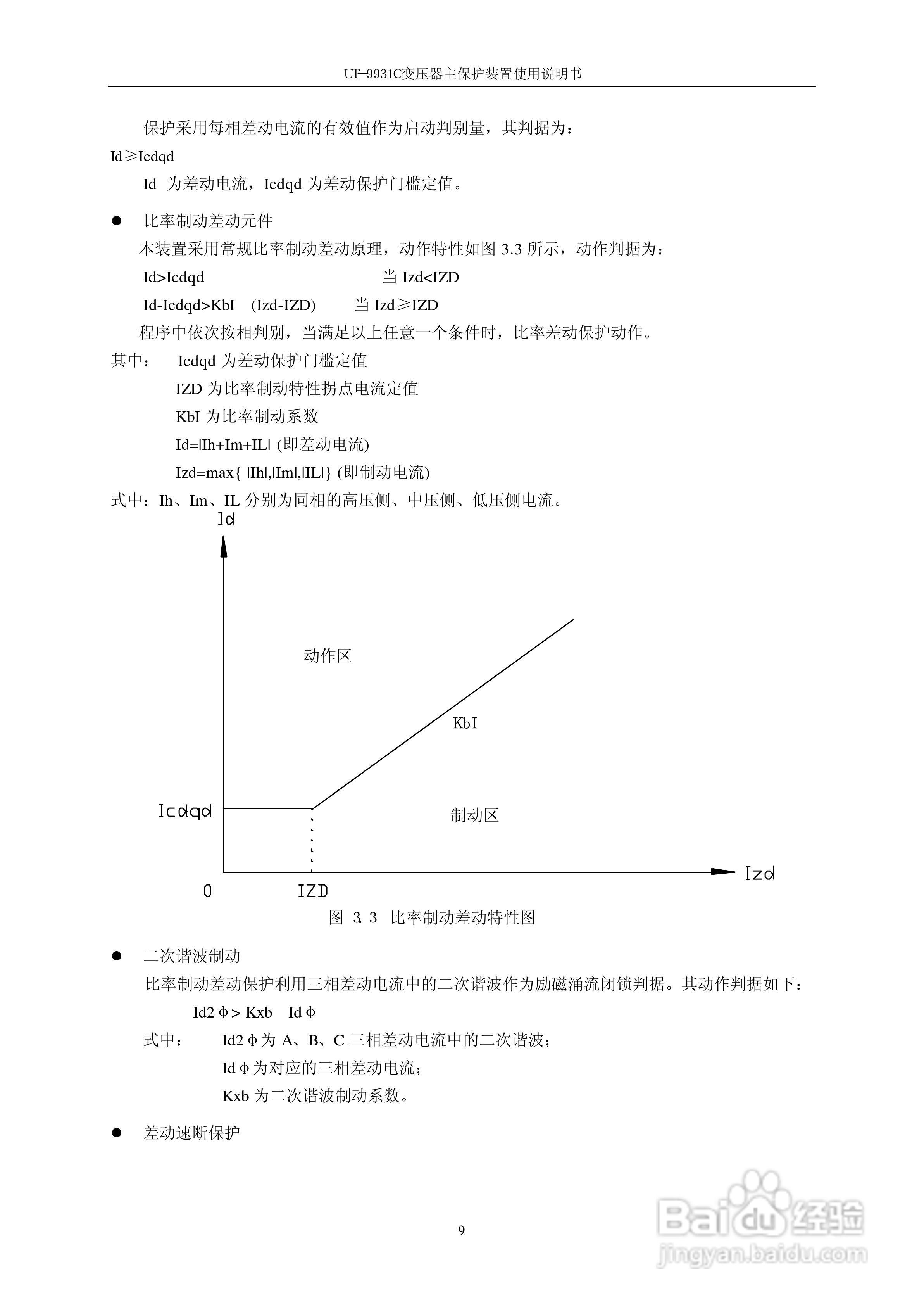 UT-9931C变压器主保护装置使用说明书:[2]