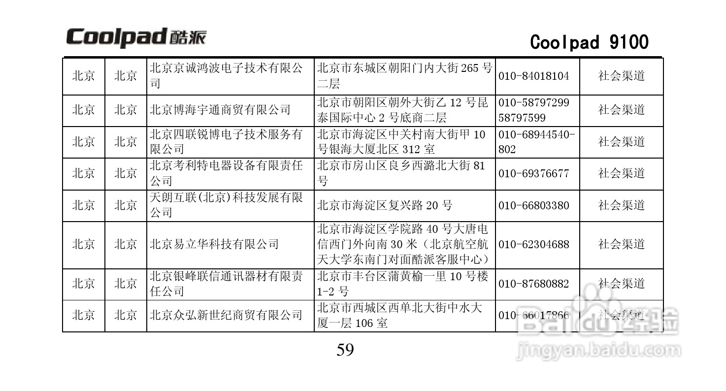 酷派Coolpad 9100手机使用说明书:[7]
