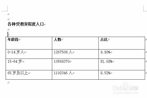 word制作表格中文字怎么上下居中