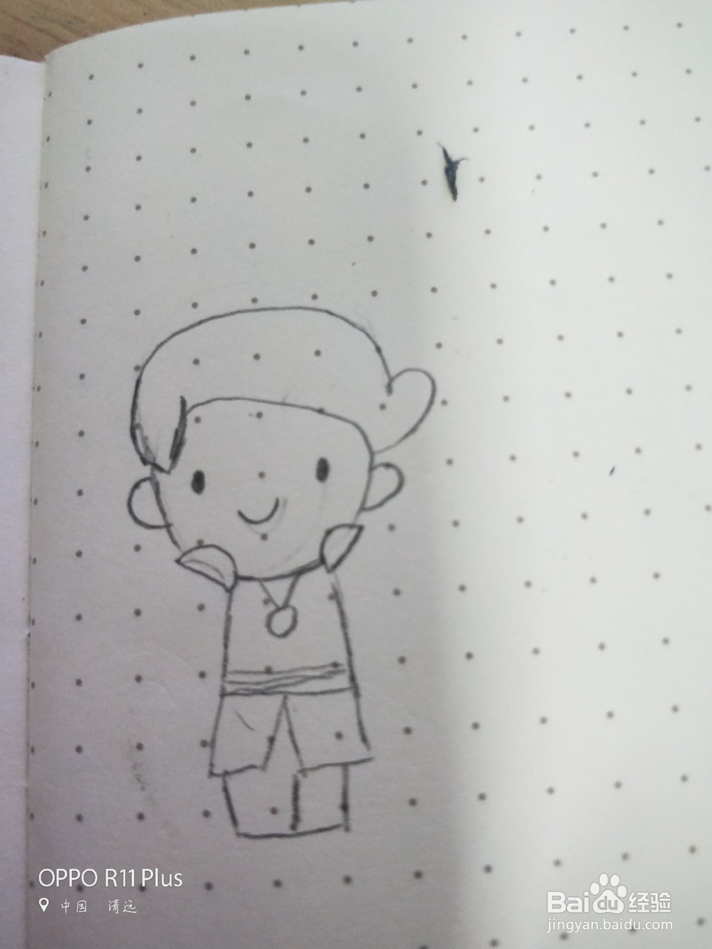 小男孩简笔画