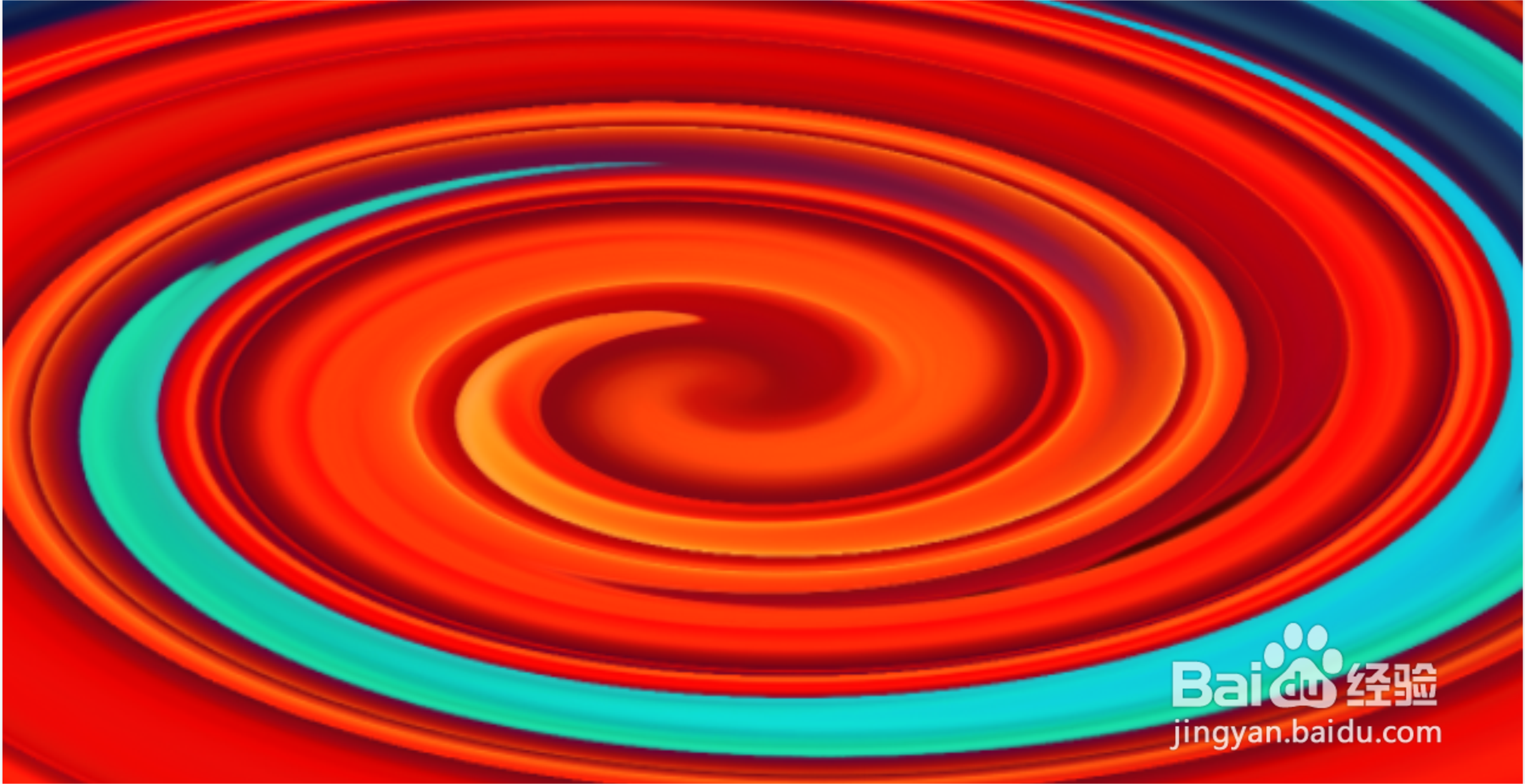 PS怎么制作旋转扭曲效果