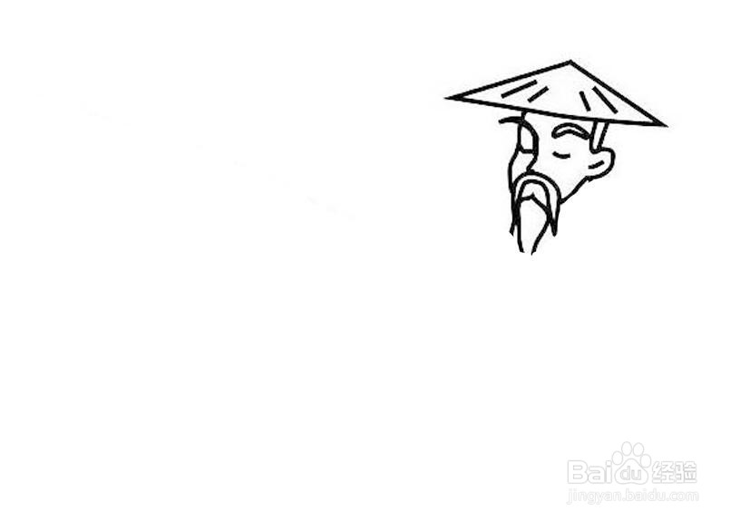 姜子牙卡通简笔画图片