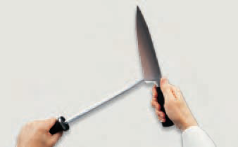 怎样使用磨刀棒(Steel)