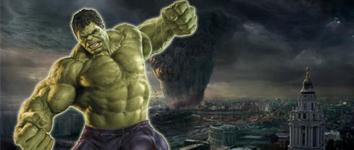 PS图像处理案例：绿巨人到来