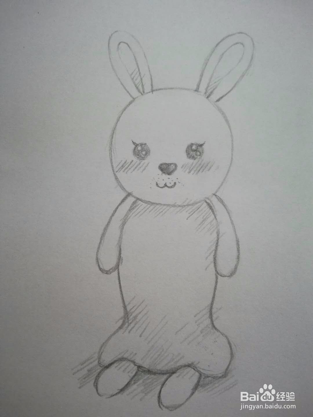 如何画兔子的简笔画