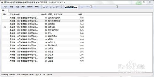 Foobar2000 歌词