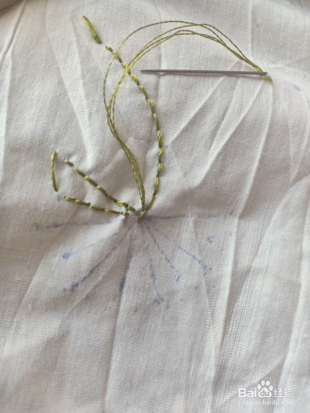 怎么绣蒲公英花