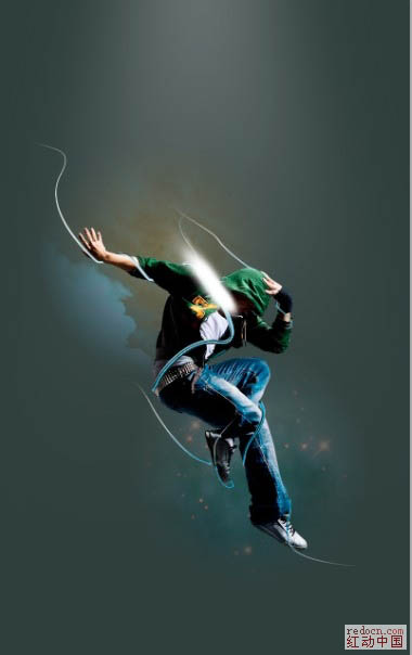 Photoshop打造绚丽的潮流舞者