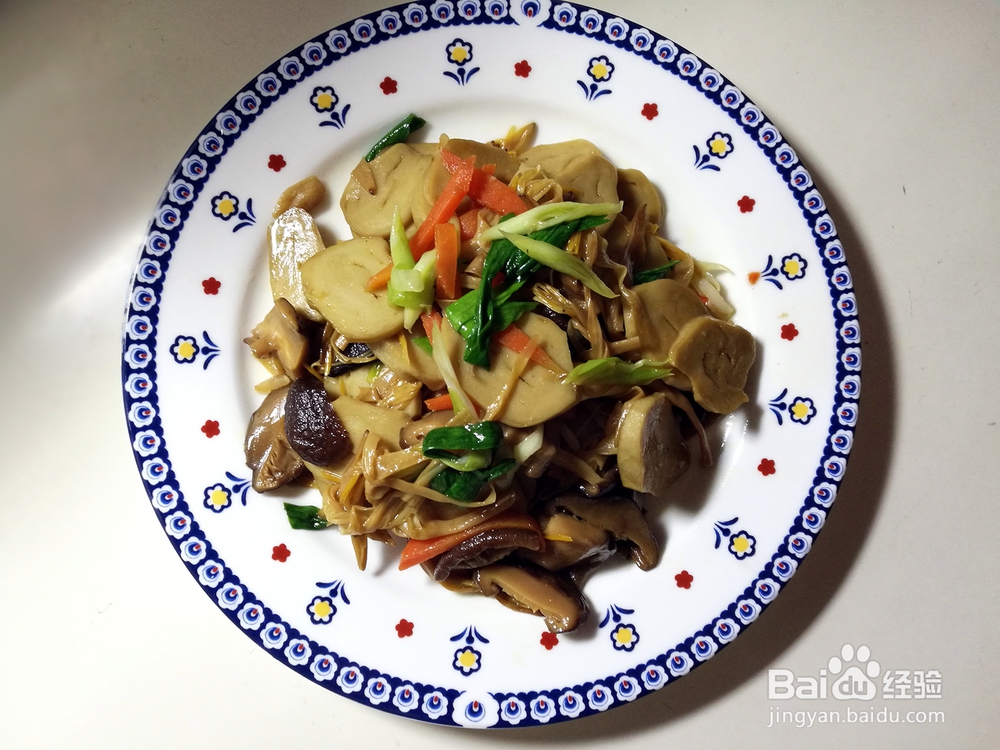 做出入味的什锦炒面筋