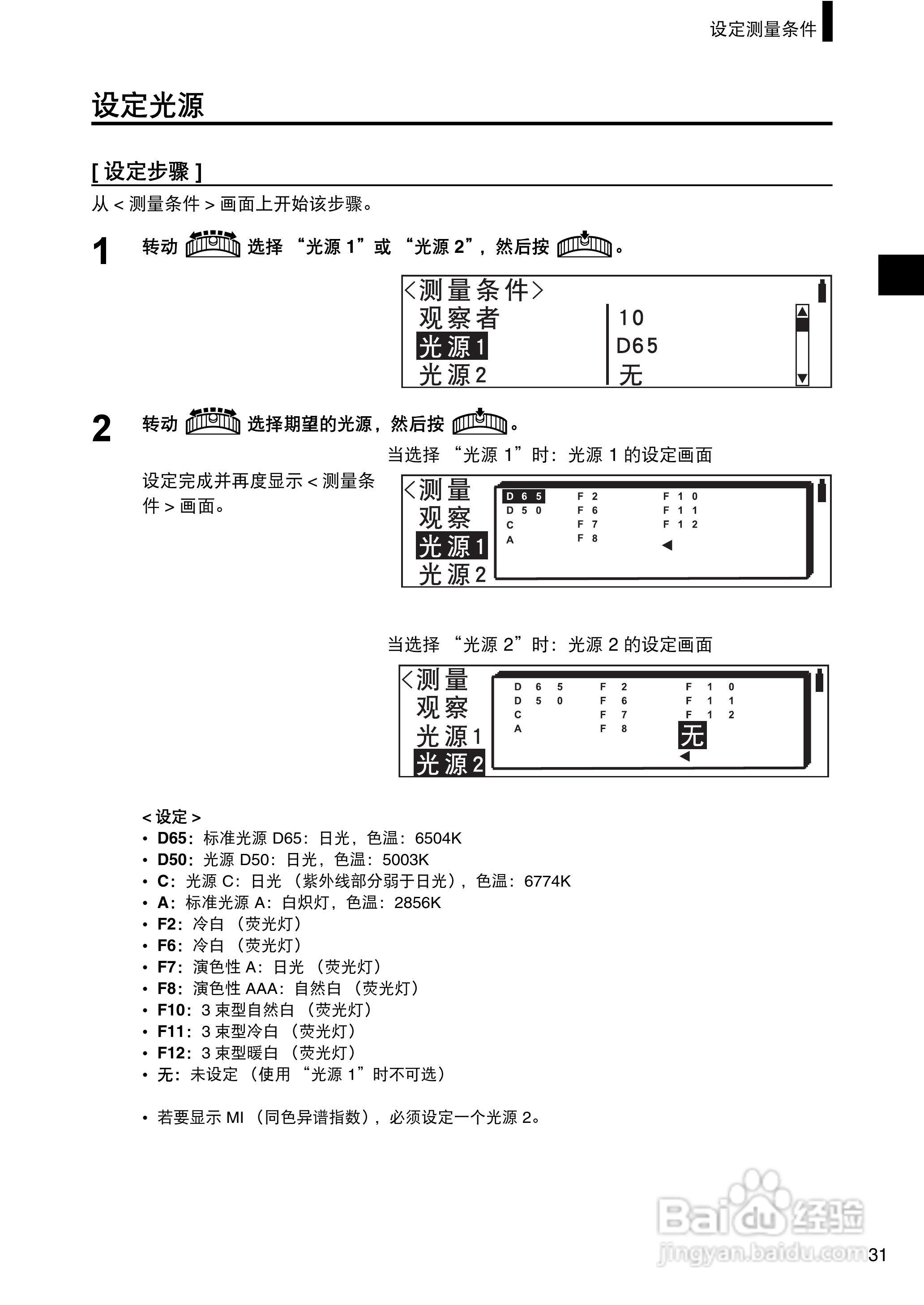 柯尼卡美能达分光测色计CM-2300d使用说明书:[4]
