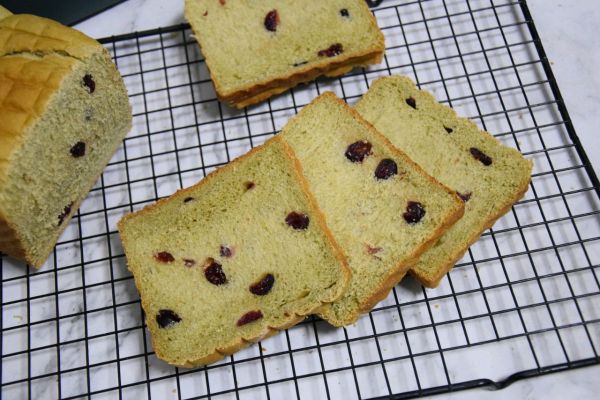 抹茶蔓越莓吐司