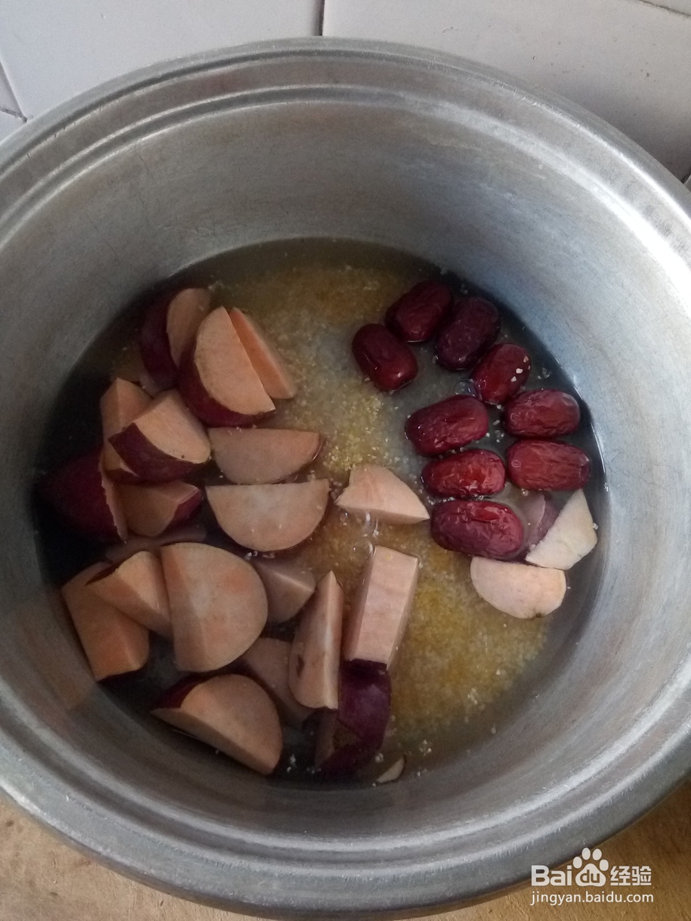 红枣地瓜两参粥