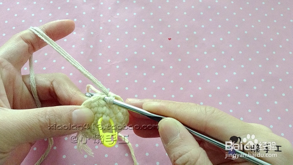 怎样螺旋换色 钩针玩偶技巧图文讲解--小懒编辑