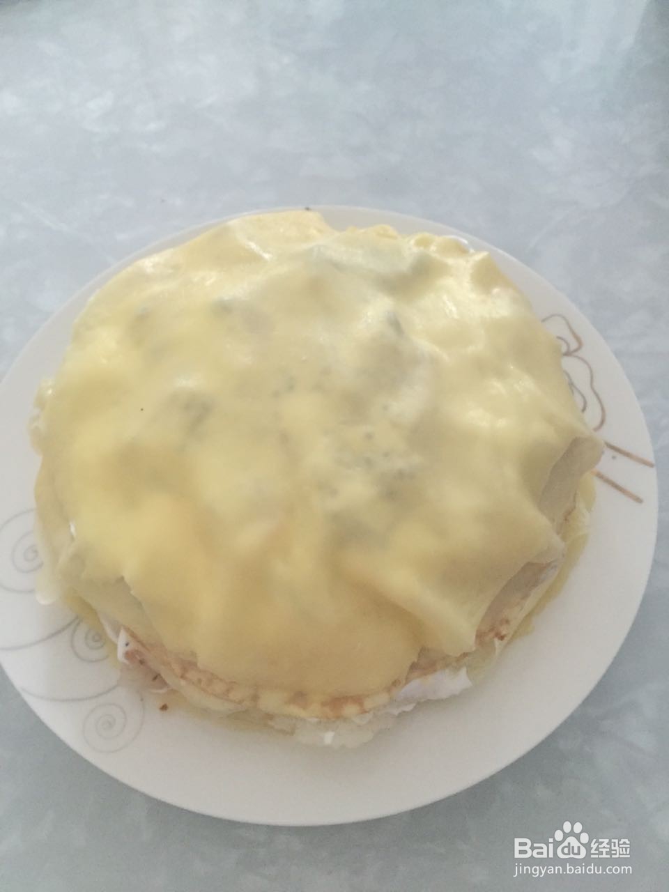 简单自制千层蛋糕