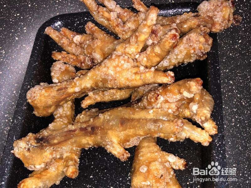 不会爆油的豉汁凤爪的做法