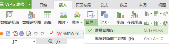 如何在Excel中进行截图