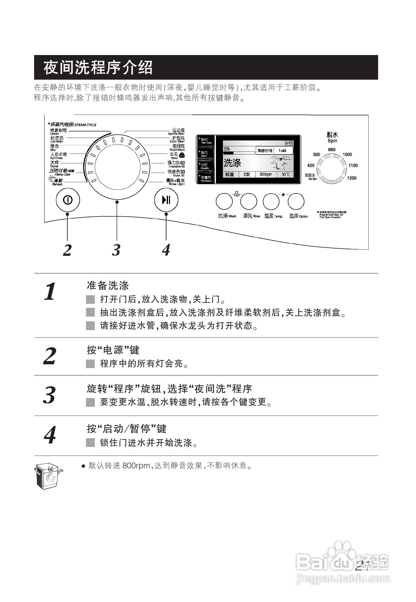 LG WD-T12355DS洗衣机使用说明书:[3]