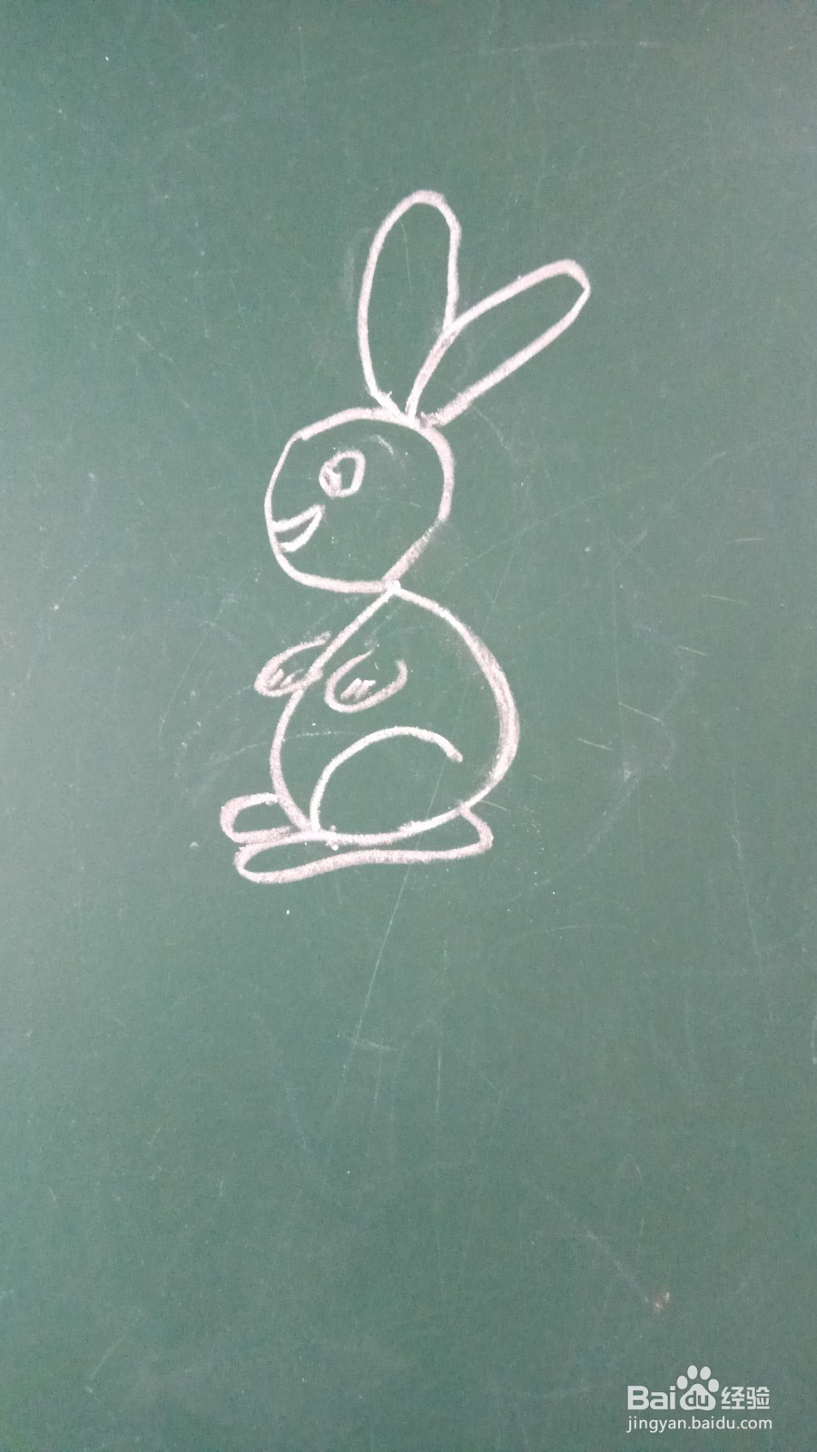 怎样用数字画简笔画兔子？