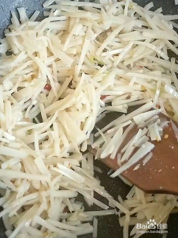 炝炒藕丝怎么做